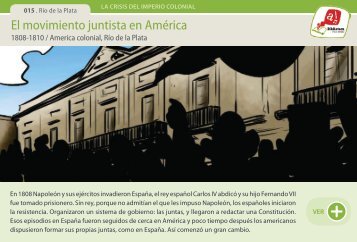 El movimiento juntista en AmÃ©rica - Manosanta