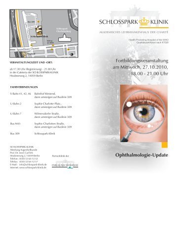 Ophthalmologie-Update - Schlosspark Klinik