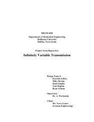 Infinitely Variable Transmission - Mechanical Engineering ...