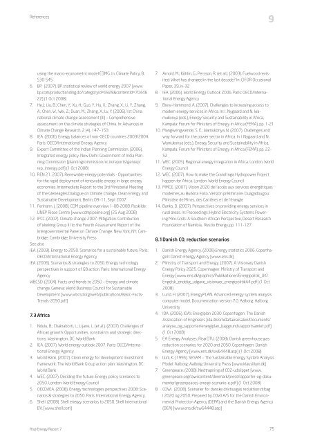 Future low carbon energy systems - Copenhagen Cleantech Cluster