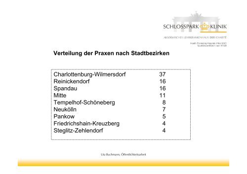 Wie beurteilen Sie den fachlichen Ruf der Kliniken?