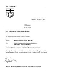 Der Vorsitzende Einladung - UWG Rheinbach