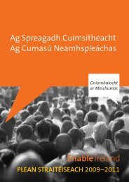 Ag Spreagadh Cuimsitheacht Ag CumasÃº ... - Enable Ireland