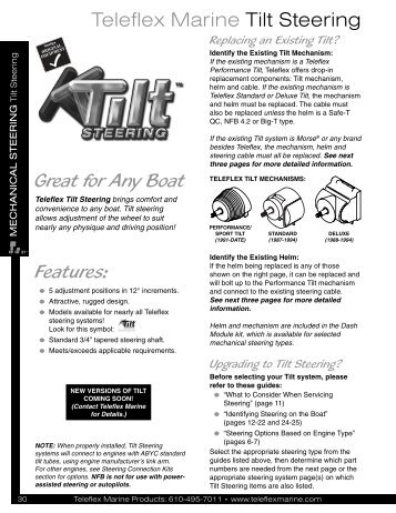 Teleflex Marine Tilt Steering - Jamestown Distributors