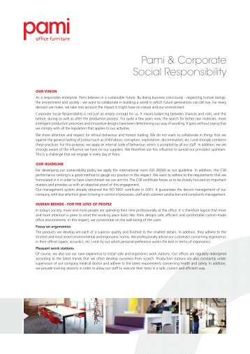 Download Pami & Corporate Social Responsibility