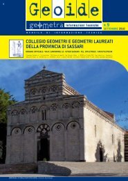 settembre 2010 - Collegio dei Geometri della provincia di Sassari