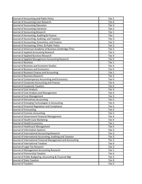 Fifth Year Maintenance Report - AACSB - The University of Texas at ...