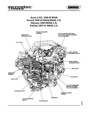 Accord 1998-02 BAXA/MAXA 2.3 L - Transtec