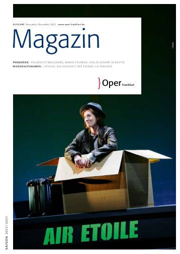 Opernmagazin November / Dezember 2012 - Oper Frankfurt