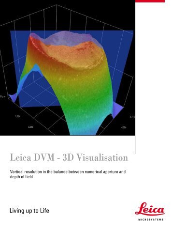 Leica DVM - 3D Visualisation