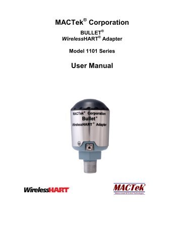 MACTek Corporation User Manual