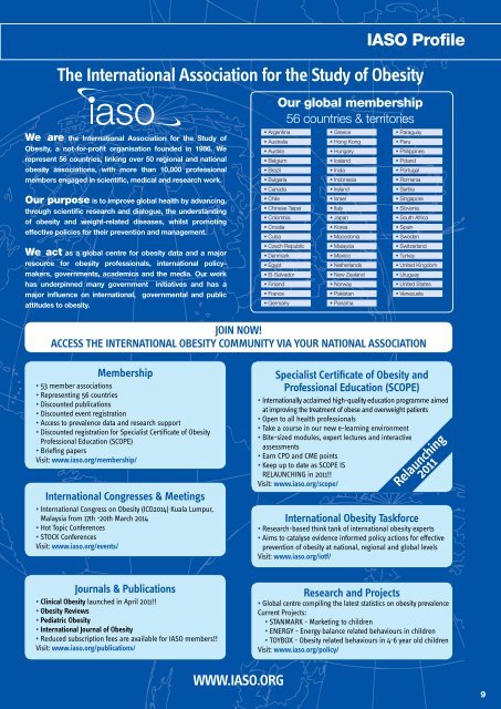 COURSE GUIDE - International Association for the Study of Obesity