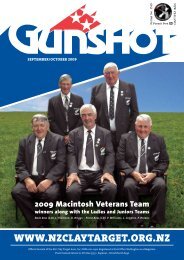 September-October 2009 - New Zealand Clay Target Association