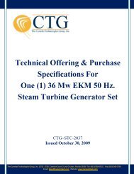 (1) 36 Mw EKM 50 Hz. Steam Turbine Generator Set - Camelot ...