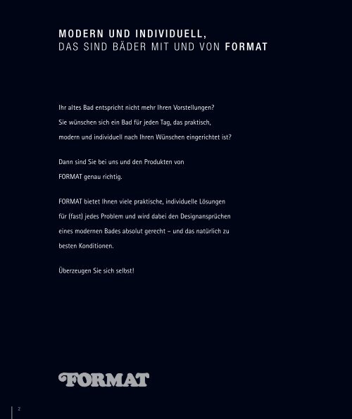 Das FORMAT Badbuch