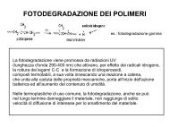 Degradazione polimeri parte 3 - carlo santulli home page
