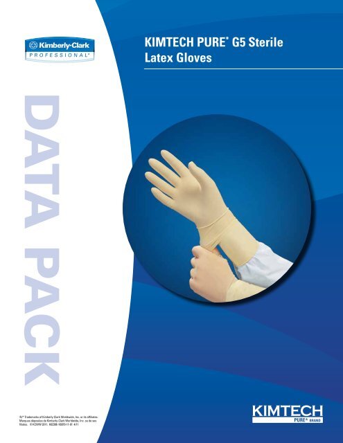 KIMTECH PURE* G5 Sterile Latex Gloves Data Pack