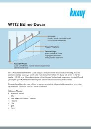 W112 BÃ¶lme Duvar - Knauf