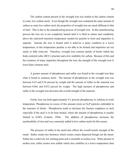 Evaluation and Repair of Wrought Iron and - Purdue e-Pubs ...