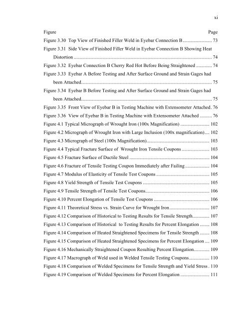 Evaluation and Repair of Wrought Iron and - Purdue e-Pubs ...