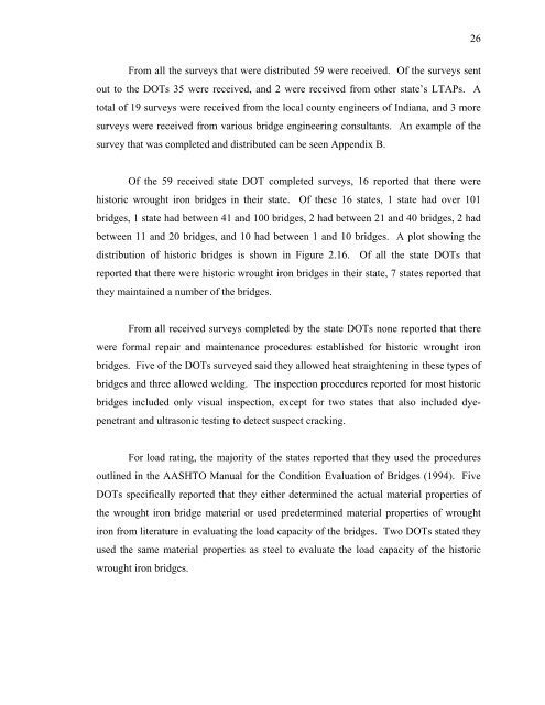 Evaluation and Repair of Wrought Iron and - Purdue e-Pubs ...