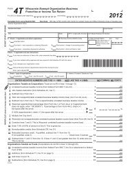Form 4T - Wisconsin Department of Revenue