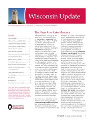 Wisconsin Update - Wisconsin Alumni Association