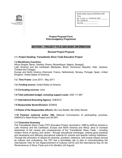 Project Proposal Form