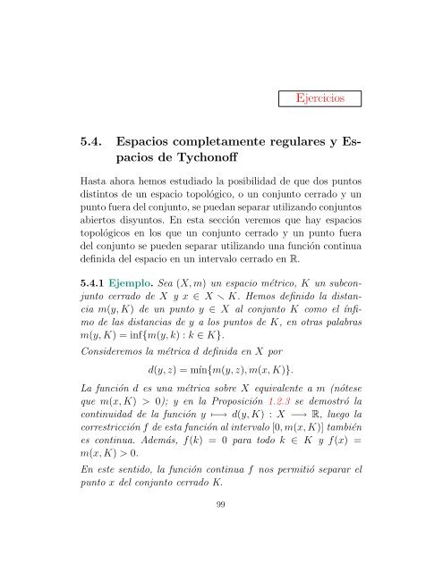 Notas de TopologÂ´Ä±a Clara M. Neira U. - UN Virtual