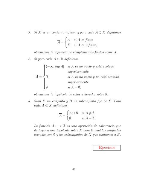 Notas de TopologÂ´Ä±a Clara M. Neira U. - UN Virtual