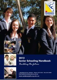 Senior Schooling Booklet - Centenary State High School - Education ...