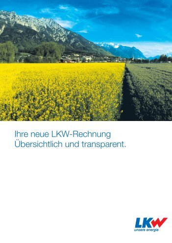 Ihre neue Lkw-Rechnung Übersichtlich und transparent.