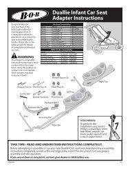 Duallie Infant Car Seat Adapter Instructions - BOB Trailers and ...