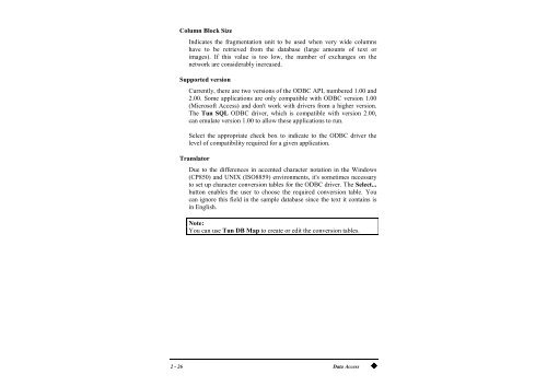 Tun SQL â Data Access - Esker