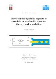 Electrohydrodynamic aspects of two-fluid microfluidic systems ...