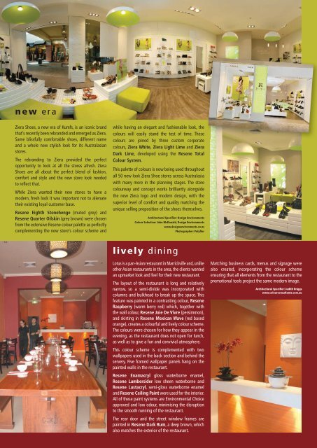 Resene Newsletter Issue 3 2011