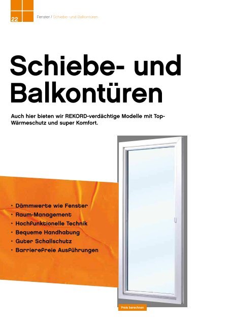 REKORD kennen lernen: Unser Erfolgsrezept ... - Rekord-Fenster