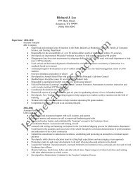 download the Assistant Principal Resume Sample One in PDF.