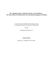 Die Aktualisierung der Alchemie im Werk von Joseph Beuys â€“ Der ...