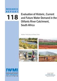 Evaluation of Historic, Current and Future Water Demand in ... - WEAP
