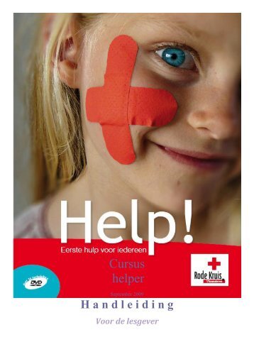 Handleiding voor de lesgever cursus Helper - Rode Kruis-Vlaanderen