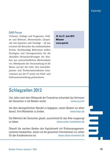 Jahrbuch2013 - Banken+Partner