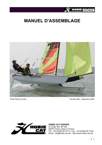 MANUEL D'ASSEMBLAGE - Hobie Cat
