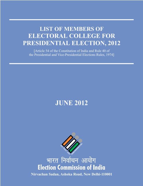 JUNE 2012 - Election Commission of India