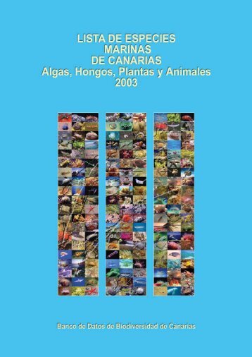 Lista de especies marinas de Canarias 2003. - Interreg Bionatura