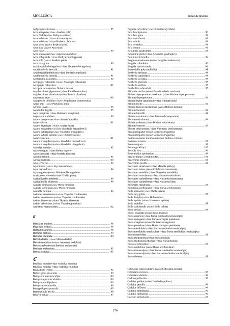 Lista de especies marinas de Canarias 2003. - Interreg Bionatura