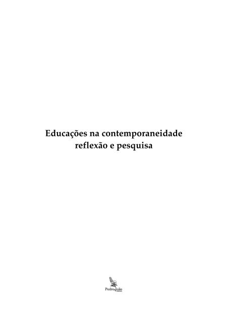 PDF) A Educação Inclusiva Na Contemporaneidade e as Concepções De  Aprendizagem