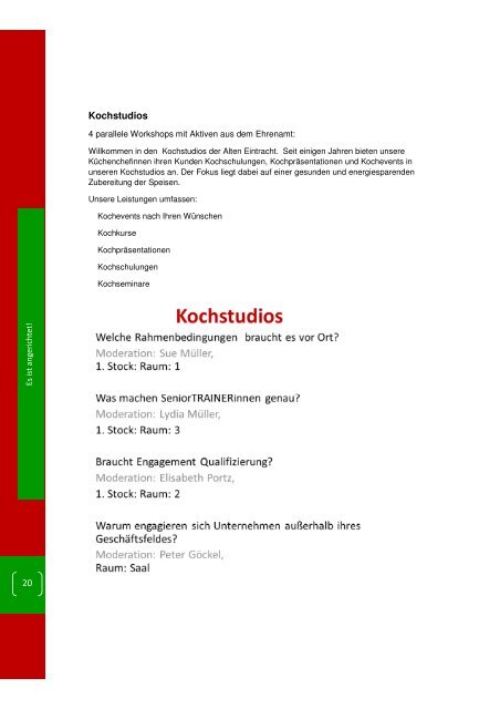 Textdokumentation - PDF (2 MB) - Seniortrainer und ...