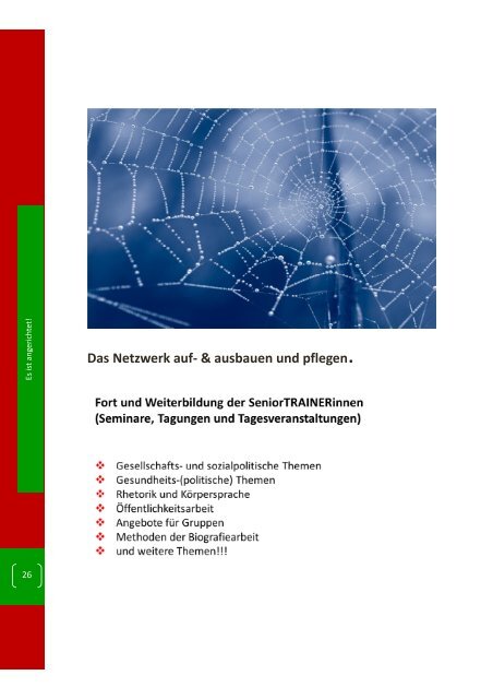 Textdokumentation - PDF (2 MB) - Seniortrainer und ...