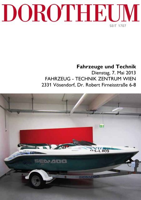 Katalog im PDF-Format - Fahrzeuge - Dorotheum